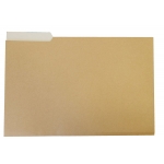 Elba Gio - Subcarpeta de cartulina con pestaña izquierda, folio, 250 gr/m2, color kraft bicolor