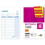 Liderpapel T250-CAT - Talonario cambrer (camarero), tamaño bolsillo, 50 juegos, original + copia, texto en catalán