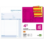 Liderpapel T222-CAT - Talonario proposta de comanda ( propuesta de pedido), tamaño 4º, 50 juegos, original + copia, texto en catalán