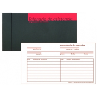 Talonario de registro de asistencia Additio 19,5 x 10 cm 48 hojas original