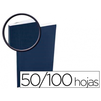 Tapa de encuadernación Bindo capacidad 50/100 hojas color azul sin ventana kit sistema encuadernación sin maquina