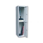 Taquilla metálica ar storage 50x180x40 cm 2 puertas con llave color gris inicial