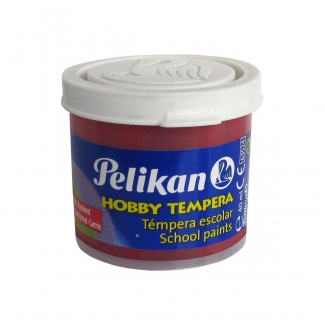 Pelikan Hobby 63524 - Témpera, color carmín nº 34, bote de 40 ml