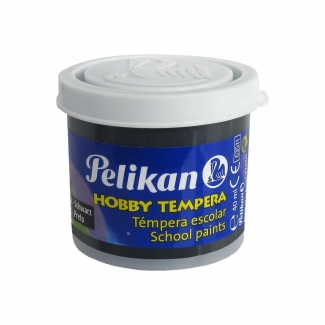 Pelikan Hobby 63511 - Témpera, color negro nº 11, bote de 40 ml