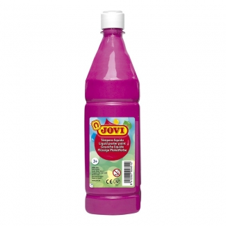 Jovi 51108 - Témpera líquida, color magenta, bote de 1.000 ml