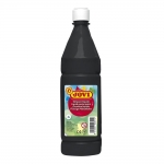 Jovi 51130 - Témpera líquida, color negro, bote de 1.000 ml