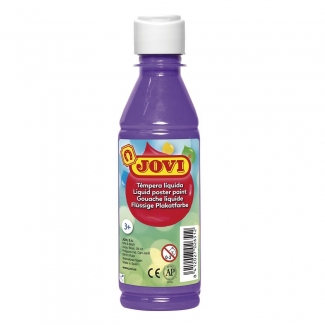 Jovi 50223 - Témpera líquida, color violeta, bote de 250 ml