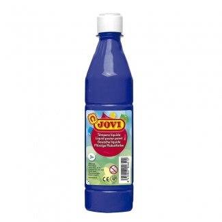 Jovi 50624 - Témpera líquida, color azul ultramar, bote de 500 ml