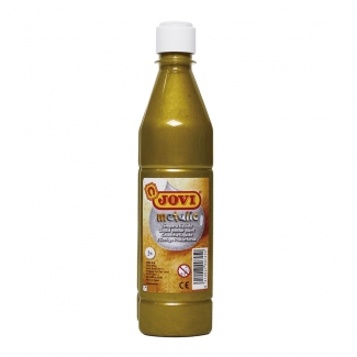 Jovi 50638 - Témpera líquida, color oro, bote de 500 ml