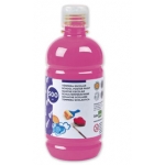 Liderpapel TP07 - Témpera líquida, color fucsia, bote de 500 ml