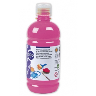 Liderpapel TP07 - Témpera líquida, color fucsia, bote de 500 ml