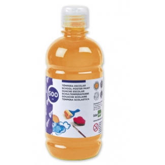 Liderpapel TP05 - Témpera líquida, color naranja, bote de 500 ml