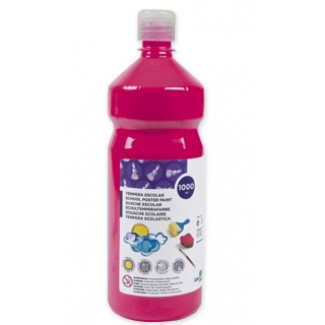Liderpapel TP27 - Témpera líquida, color fucsia, bote de 1.000 ml