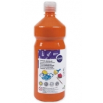 Liderpapel TP25 - Témpera líquida, color naranja, bote de 1.000 ml