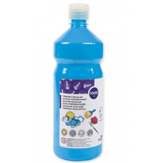 Liderpapel TP35 - Témpera líquida, color turquesa, bote de 1.000 ml