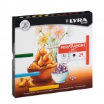Lyra Polycrayons 5651240 - Tizas de colores, caja de 24 colores
