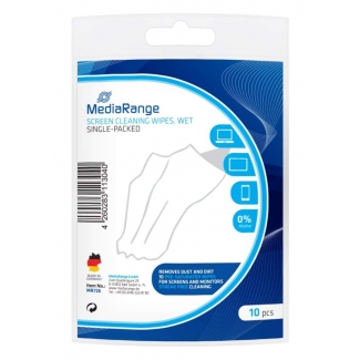 MediaRange MR726 - Toallitas limpiadoras, pack de 10 