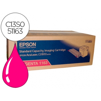 Tóner Epson aculaser magenta referencia C13S051163, Serie C2800