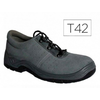 Zapatos Faru de seguridad con puntera de acero color gris talla 42