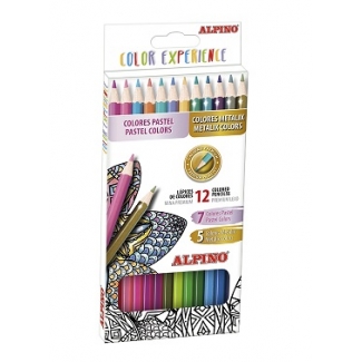 Alpino AL000246 - Lápices de colores acuarelables, caja de 12 colores