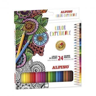 Alpino AL000247 - Lápices de colores acuarelables, caja de 24 colores