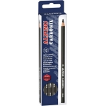 Alpino Carbonil LE010012 - Lápiz de carboncillo, caja de 12 lápices