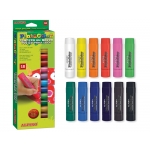 Alpino PX000012 - Témpera solida en barra, caja de 12, colores surtidos