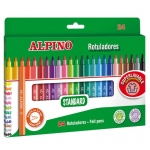 Alpino Standard AR001003 - Rotuladores de colores, caja de 24 colores