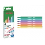 Alpino Standard AR001004 - Rotuladores de colores pastel, caja de 6 colores