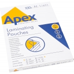 Apex CRC60032 - Fundas para plastificar, A4 (216 x 303 mm), 80 micras, caja de 100