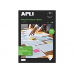 Apli 11817 - Papel fotográfico, brillo, doble cara, tamaño A4, 160 gramos, paquete de 100 hojas
