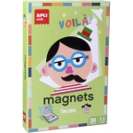 Apli Kids Magnets Faces 14561 - Juego magnético, temática caras