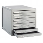 Archivo 2000 Archisystem 8409C - Fichero de sobremesa, 9 cajones, color gris