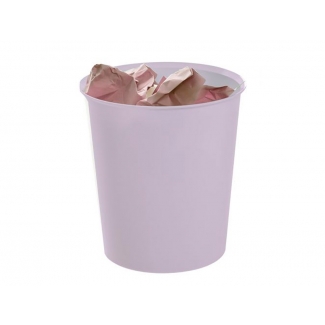 Archivo 2001 ML PS - Papelera de plástico, 18 litros, color malva pastel