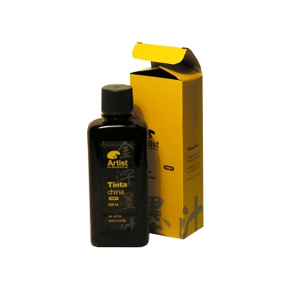 Artist A21102 - Tinta china, color negro, bote de 250 ml