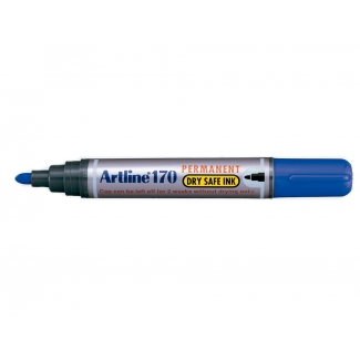 Artline 170 - Rotulador permanente, punta redonda de 2 mm, color azul