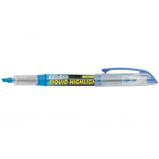 Artline 640 - Rotulador fluorescente, punta biselada, color azul