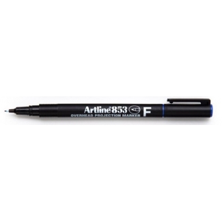 Artline 853 - Rotulador permanente, punta redonda de 0.5 mm, color azul