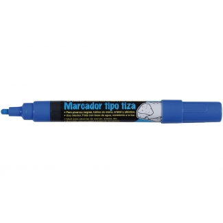 Artline EPW-4-AZ - Rotulador para pizarra verde-negra, punta redonda de 2 mm, color azul, bolsa de 4 unidades