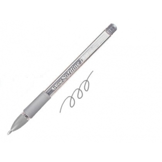 Artline softline EGB-1900 PL - Bolígrafo de tinta de gel, punta redonda de 1 mm, color plata