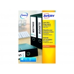 Avery L4760-25 - Etiquetas adhesivas para archivadores, 38 x 192 mm, caja de 25 hojas