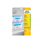 Avery L7970-25 - Etiquetas adhesivas, 63,5 x 33,9 mm, caja de 25 hojas