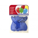 Balloons 20010 - Globos redondos, bolsa de 20 unidades, color azul
