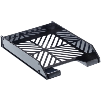 Archivo 2000 700 - Bandeja de sobremesa de plástico, color negro