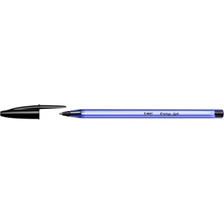 Bic Cristal Soft 951433 - Bolígrafo de tinta de aceite, punta redonda de 1,2 mm, color negro