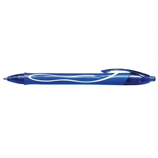 Bic Gelocity Quick Dry - Bolígrafo de tinta de gel, punta redonda de 0,7 mm, retráctil, color azul