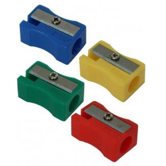 Bismark 304608 - Sacapuntas de plástico, colores surtidos