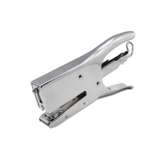 Bismark 326260 - Grapadora de tenaza, 40 hojas de capacidad, usa grapas 24/6 - 24/8 - 26/6 - 26/8, color cromado