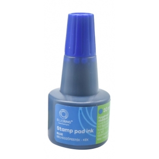 Bluering 1574 - Tinta para tampón, frasco de 30 ml, color azul