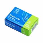 Bluering 8803 - Clips metálicos, niquelados, nº 1,5 de 28 mm, caja de 100